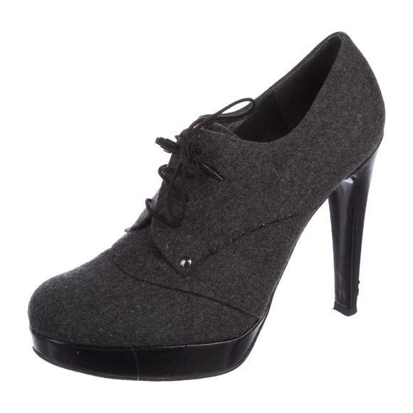 Stuart Weitzman Gray Platform Oxford - Picture 2 of 3